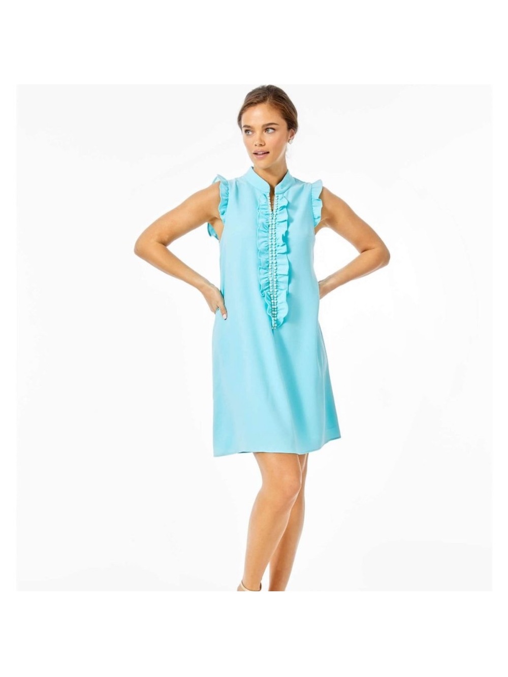 Lilly Pulitzer Adalee Shift in Blue Ibiza NWT